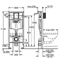 Система инсталляции для унитазов Grohe Rapid SL 38536001