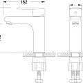 Смеситель для раковины Lemark Point LM0306C хром