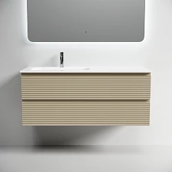 Тумба под раковину Sancos Folk 120 FL120LCP левая, капучино