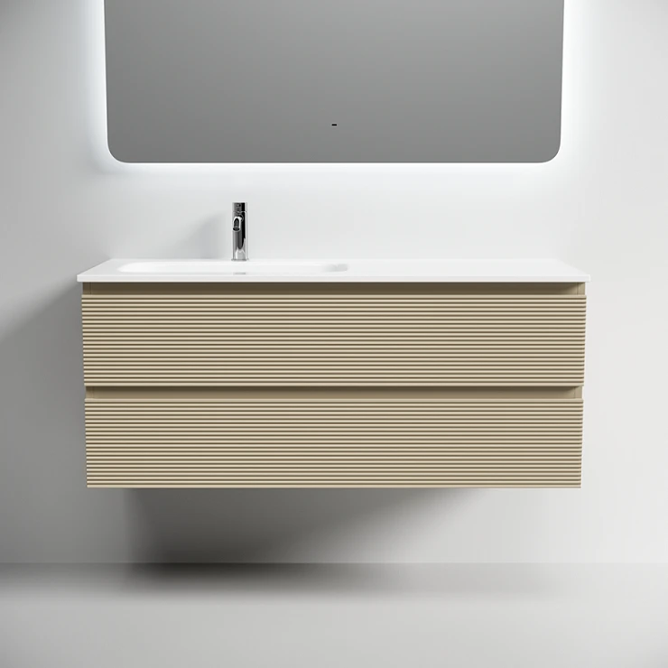 Тумба под раковину Sancos Folk 120 FL120LCP левая, капучино