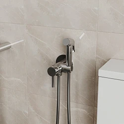 Гигиенический душ Bravat D9151CP-ENG со смесителем, хром