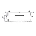 Комод Aquaton Мадрид 120М 1A168803MA010 белый