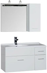 Мебель для ванной Aquanet Данте 85 L белый 1 навесной шкафчик
