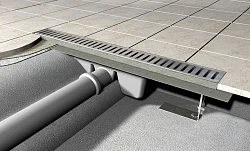 Душевой лоток AlcaPlast APZ1-550 с опорами, хром