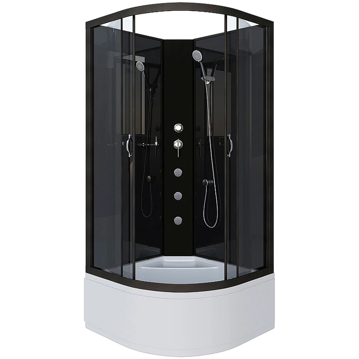 Душевая кабина Niagara Classic 90х90см NG-6508 профиль черный
