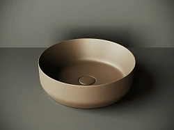 Раковина накладная Ceramica Nova Element CN6022MDB коричневый матовый