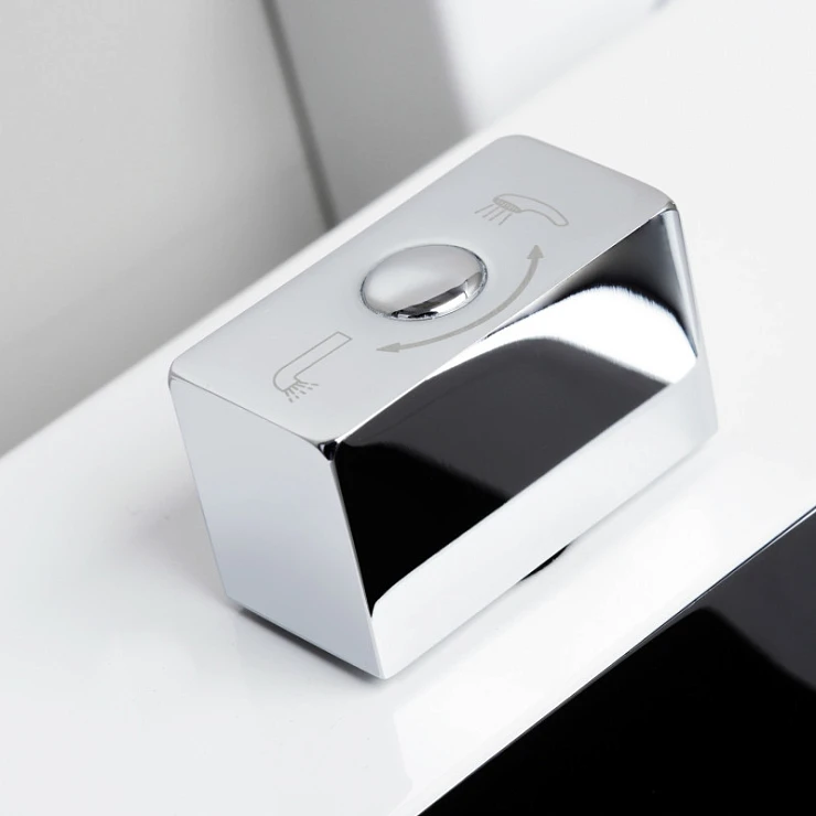 Смеситель для ванны с душем Wasserkraft Aller 1061WHITE белый/хром