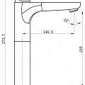 Смеситель для раковины BelBagno Loyd LOY-LMC-CRM хром