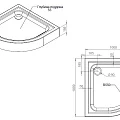 Душевой поддон AM.PM Gem 100x100см W90T-401-100W белый