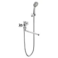 Смеситель для ванны с душем Bravat Slim F6332366CP-01L-RUS хром