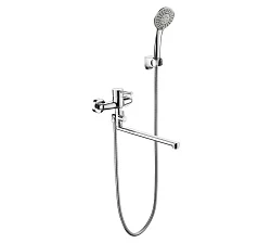 Смеситель для ванны с душем Bravat Slim F6332366CP-01L-RUS хром