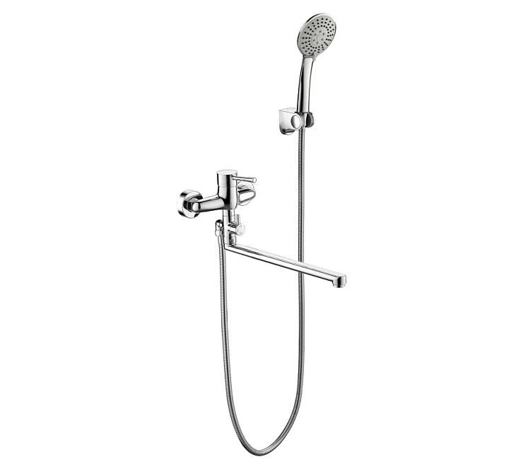 Смеситель для ванны с душем Bravat Slim F6332366CP-01L-RUS хром