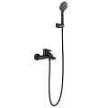 Смеситель для ванны с душем Aquatek Лира AQ1449MB черный матовый