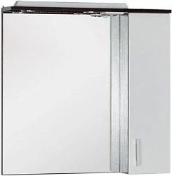 Зеркало-шкаф Aquanet Тиана 75 183655 белый/темное дерево