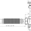 Сифон для раковины АНИ пласт BM1015 белый