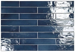 Керамическая плитка Equipe Manacor Ocean Blue 26930 настенная 6,5х40 см