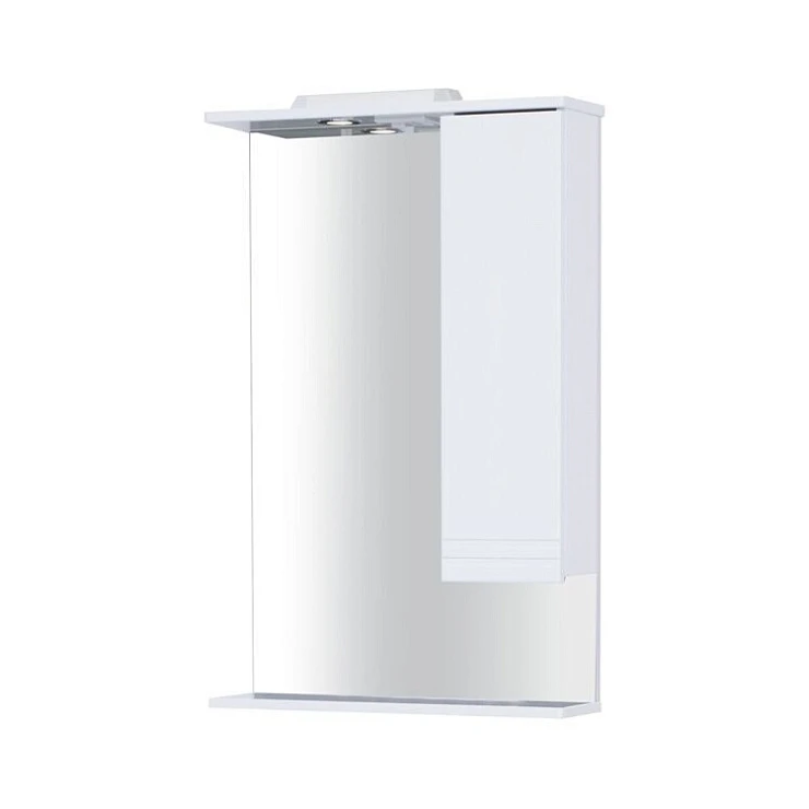 Зеркальный шкаф подвесной SanStar Mira 60 для ванной комнаты белый