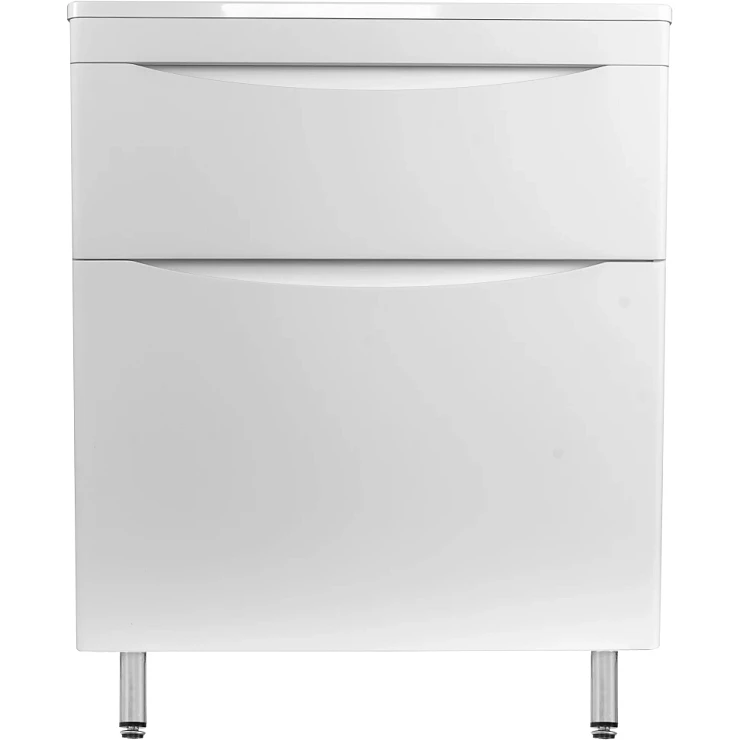 Тумба под раковину Style Line Бергамо мини 70 СС-00002310 антискрейч белый матовый