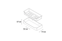 Полка Fixsen Hotel FX-31003C хром