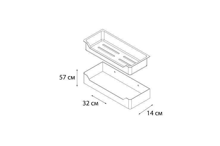 Полка Fixsen Hotel FX-31003C хром