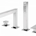 Смеситель на борт ванны Cezares Porta PORTA-BVDM4-SR золото
