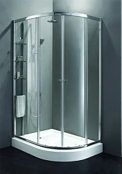 Душевой уголок Cezares Anima 120x90см ANIMA-RH-2-120/90-P-Cr-R профиль хром, стекло рифленое