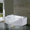 Акриловая ванна Orans OLS-BT65109 L 170x120см 65109L0 с гидромассажем, белая глянцевая