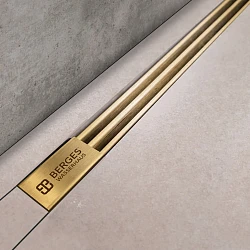 Душевой лоток Berges Super Slim 100 092155 золото глянец