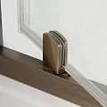 Душевой уголок Cezares Eco 90x90см ECO-O-P-1-90-C-Br профиль бронзовый, стекло прозрачное