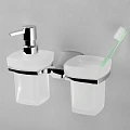 Дозатор Wasserkraft Wern K-2589 со стаканом, хром