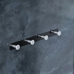 Крючок Damixa Jupiter DA7735900 черный/хром