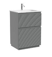 Тумба под раковину Sancos Folk Floor 60 FL60FES напольная, Ergraut soft