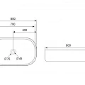 Раковина накладная ABBER Bequem AC2110 белая