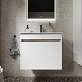 Тумба под раковину Sancos Smart 60 SM60W белая глянцевая