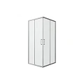 Душевой уголок Bravat Drop 90x90см BS090.2200A профиль хром, стекло прозрачное
