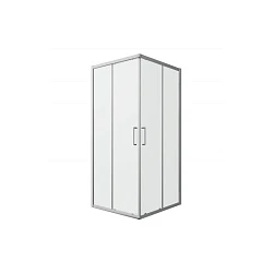 Душевой уголок Bravat Drop 90x90см BS090.2200A профиль хром, стекло прозрачное
