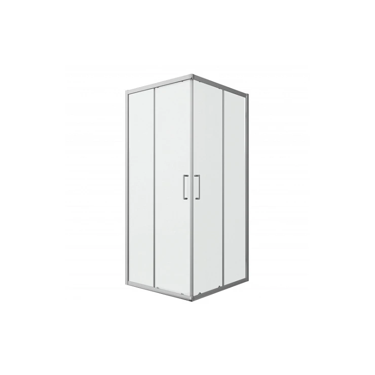 Душевой уголок Bravat Drop 90x90см BS090.2200A профиль хром, стекло прозрачное