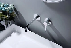 Смеситель для раковины Aquatek Европа AQ1313CR с внутренней частью, хром