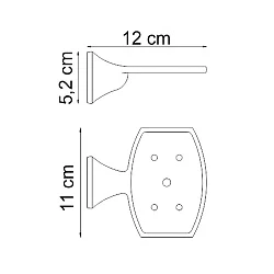 Мыльница Wasserkraft Wern K-2569 хром