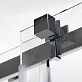 Душевой уголок Wasserkraft Alme 120x100см 15R10 профиль хром, стекло прозрачное