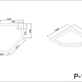 Душевой поддон Black & White Stellar Wind 100x100см P-10 белый