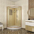 Душевая кабина Niagara Luxe 100x100см NG-7702G профиль золото