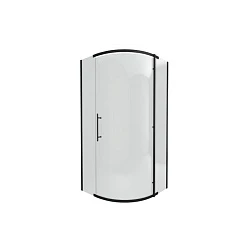 Душевой уголок Bravat Blackline 90x90см BS090.1110A профиль черный, стекло прозрачное