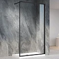 Душевая перегородка Veconi Korato KR-81B 100см KR81B-100-01-C8 профиль черный, стекло прозрачное