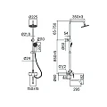 Душевая стойка IDDIS Optima Home 001SB3Fi06 хром
