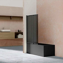 Шторка на ванну Vincea VSB-1E100CGB матовый
