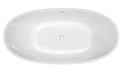 Акриловая ванна ABBER 165x80 AB9207 белая глянцевая