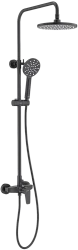 Душевая стойка Aquatek Бетта AQ2160MB матовая черная