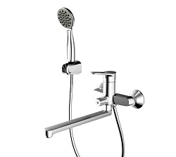 Смеситель для ванны с душем Bravat Eco-D F693158C-LB хром