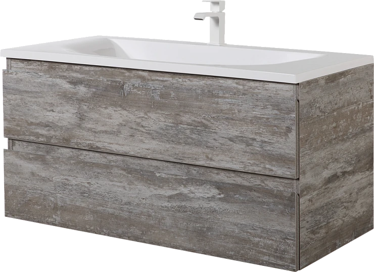Тумба с раковиной Cezares Molveno 100 legno grigio